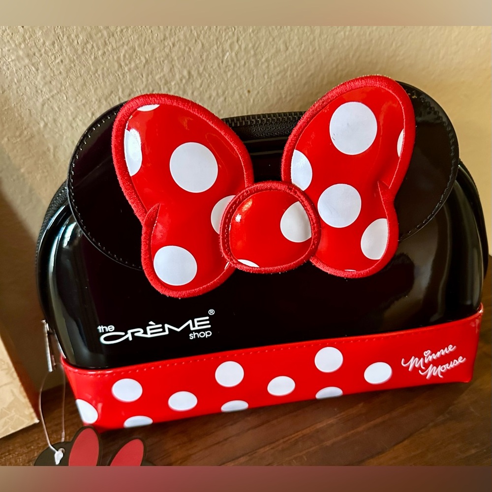 Disney Parks Minnie Mouse Makeup Bag + Disney Character 4x6 Photo Frame Bundle - Picture 5 of 8